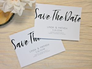 Save The Date Calligraphy