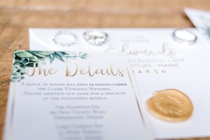 succulent wedding invitation suite