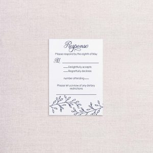 simple elegance wedding invitation letterpress sketchy detail rsvp reply card