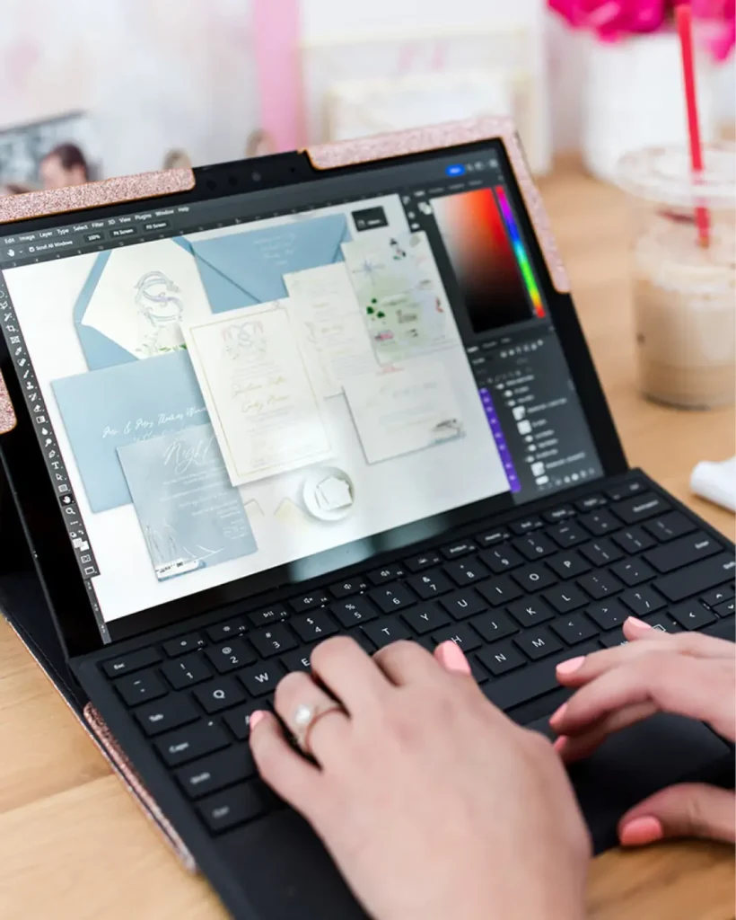 custom wedding stationery design